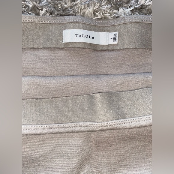 Talula Nude Stretchy Mini Skirt - Picture 3 of 3